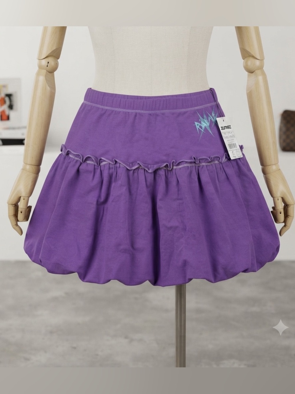 Zumiez Girls Size: Small Purple Ruffled Skirt NWT